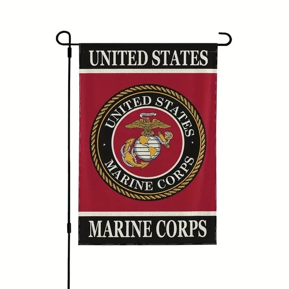 🇺🇸United States Marine Corps Support Our Troops Garden Flag! - Picture 10 of 10